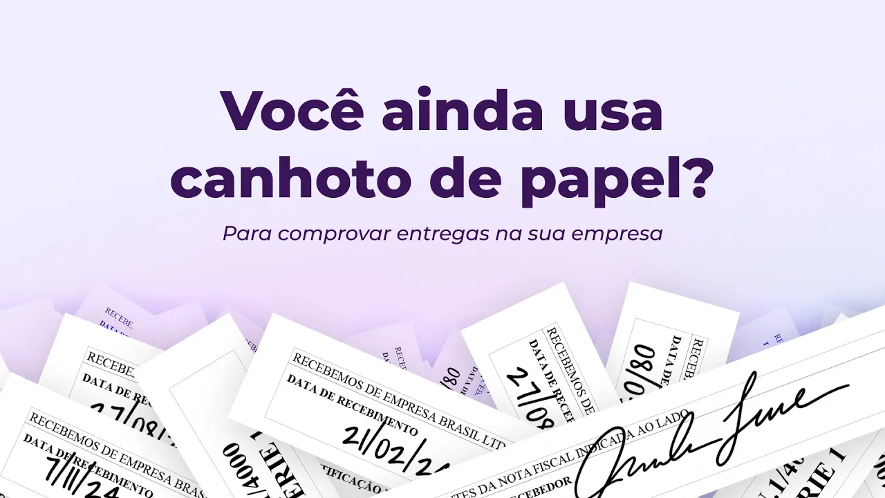 Thumbnail do vídeo: ComprovaFácil - Demonstração do Sistema de Canhotos Digitais