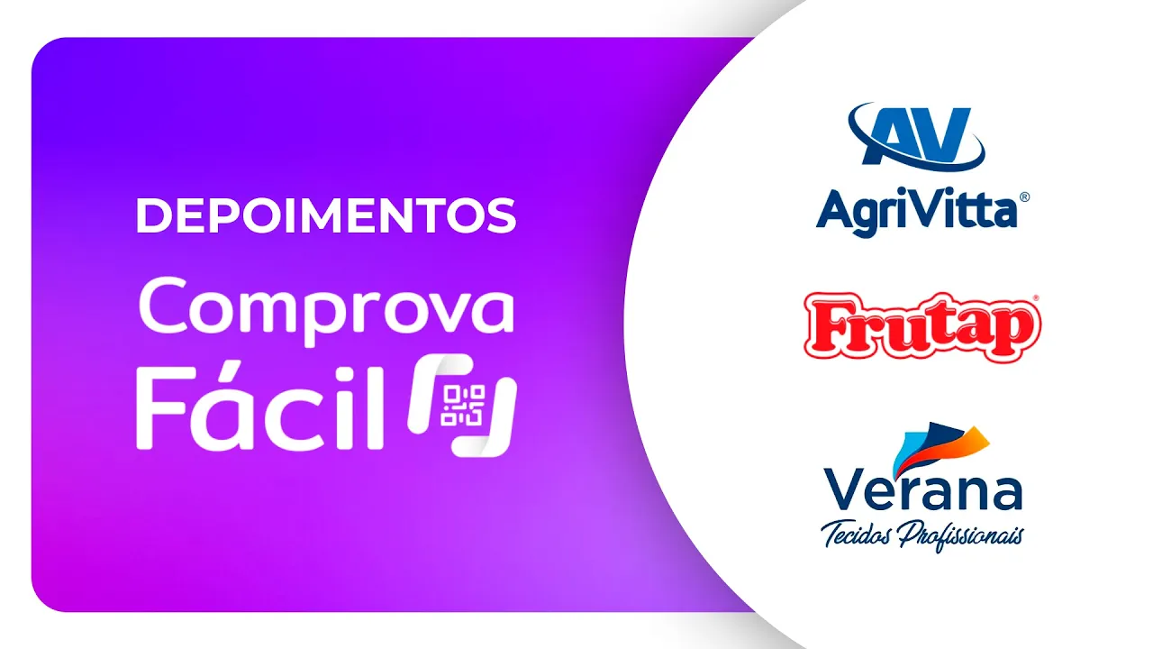 Thumbnail do vídeo: ComprovaFácil - Depoimentos do Sistema de Canhotos Digitais